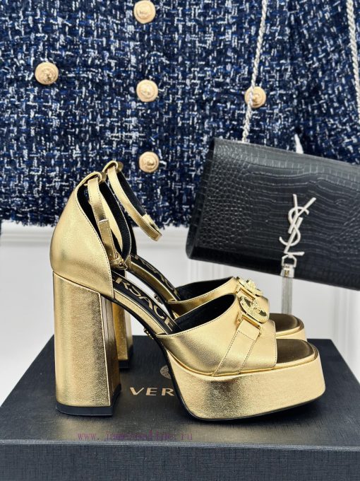 Versace | Versace 24S Spring/Summer New ProductHentian High Heels Waterproof Platform High Hxck6fns3 - Image 2