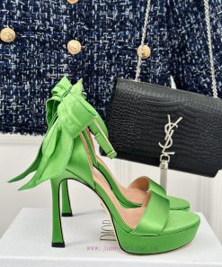 Dior/Dior 24S Spring/Summer New Product BowWaterproof platform with high-heeled sandalsThe ftefje4lx