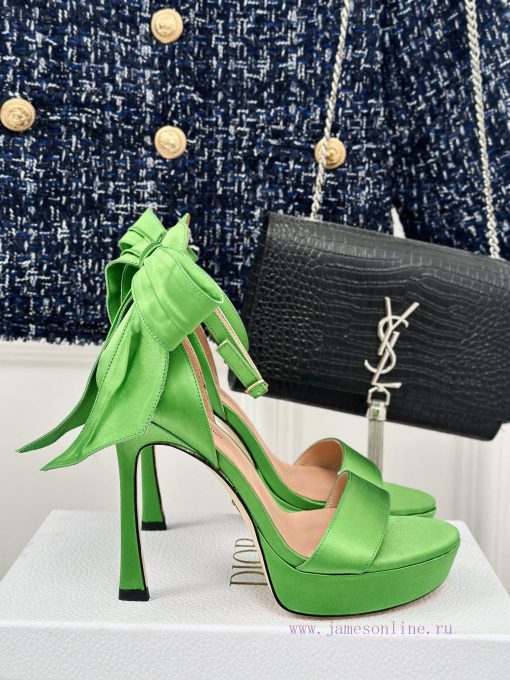 Dior/Dior 24S Spring/Summer New Product BowWaterproof platform with high-heeled sandalsThe ftefje4lx - Image 2