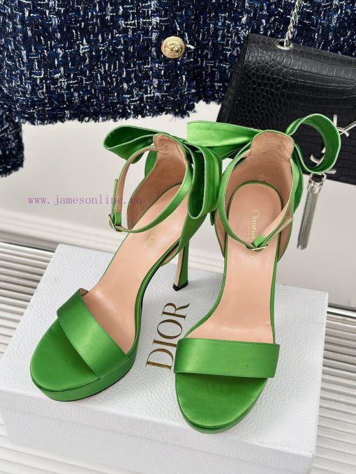 Dior/Dior 24S Spring/Summer New Product BowWaterproof platform with high-heeled sandalsThe ftefje4lx - Image 3