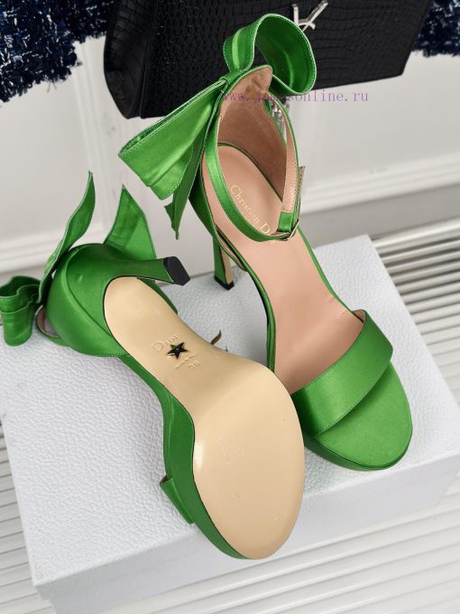 Dior/Dior 24S Spring/Summer New Product BowWaterproof platform with high-heeled sandalsThe ftefje4lx - Image 10