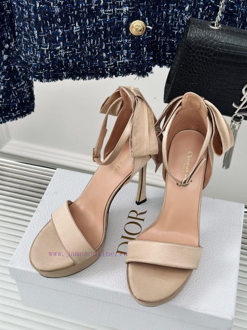 Dior/Dior 24S Spring/Summer New Product BowWaterproof platform with high-heeled sandalsThe fde8ddaih - Image 3
