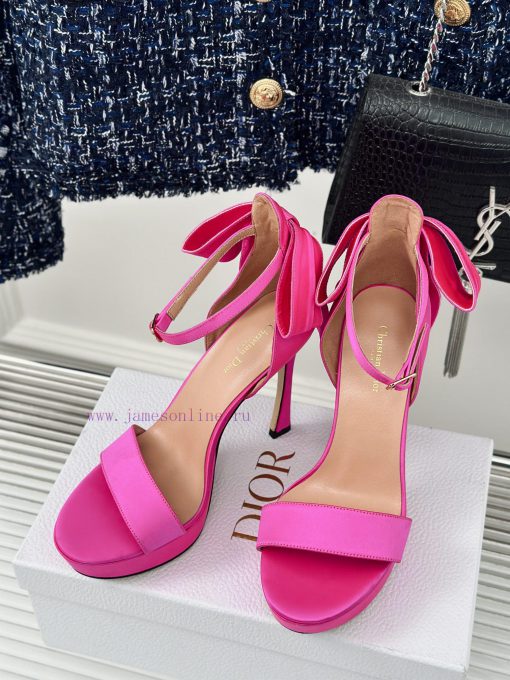 Dior/Dior 24S Spring/Summer New Product BowWaterproof platform with high-heeled sandalsThe fj0sgmsm1 - Image 3