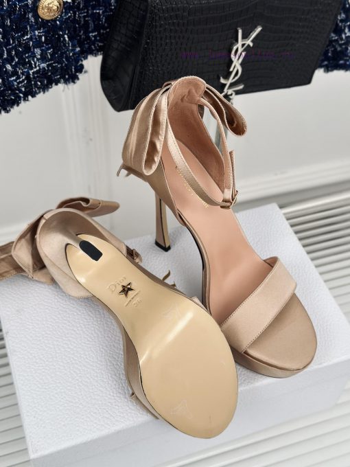 Dior/Dior 24S Spring/Summer New Product BowWaterproof platform with high-heeled sandalsThe fde8ddaih - Image 10