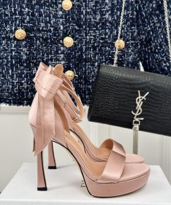 Dior/Dior 24S Spring/Summer New Product BowWaterproof platform with high-heeled sandalsThe f9cqadhlu