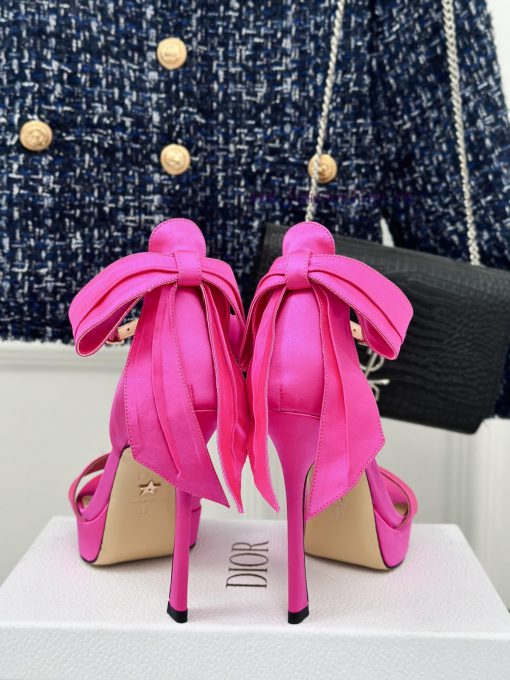 Dior/Dior 24S Spring/Summer New Product BowWaterproof platform with high-heeled sandalsThe fj0sgmsm1 - Image 9