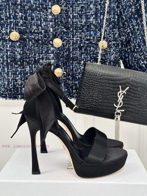 Dior/Dior 24S Spring/Summer New Product BowWaterproof platform with high-heeled sandalsThe ft434uy3j - Image 2