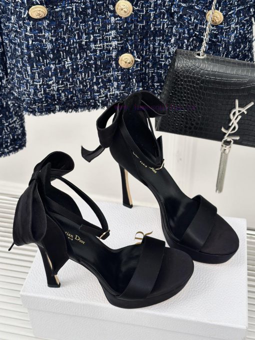 Dior/Dior 24S Spring/Summer New Product BowWaterproof platform with high-heeled sandalsThe ft434uy3j - Image 4