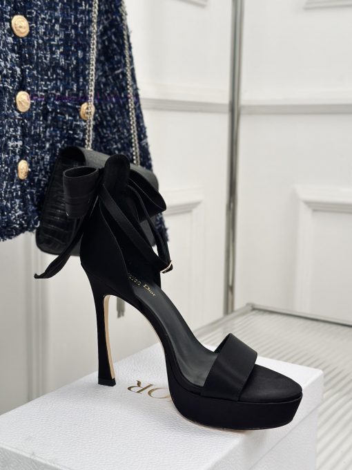 Dior/Dior 24S Spring/Summer New Product BowWaterproof platform with high-heeled sandalsThe ft434uy3j - Image 6