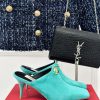 Valentin | Valentino 24S New ProductV-buckle square toe high-heeled slippers ️A socialite wixnfdxfaw