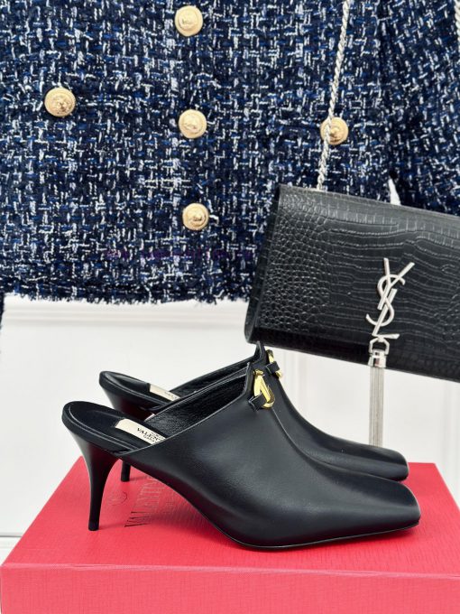Valentin | Valentino 24S New ProductV-buckle square toe high-heeled slippers ️A socialite wi72rrm87r