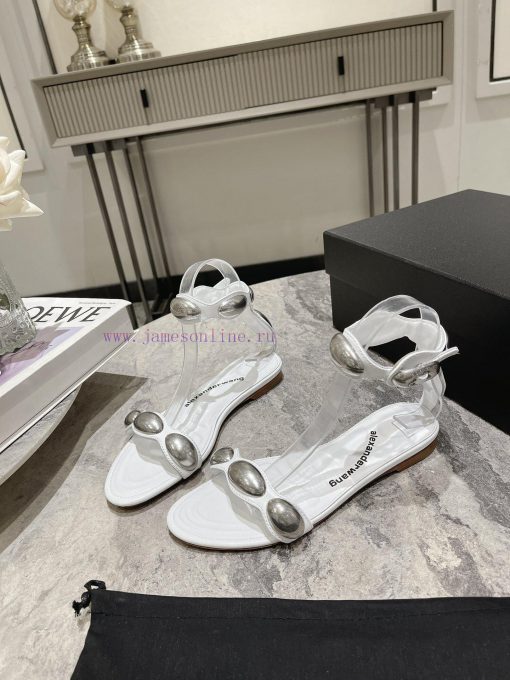 Alexanderwang 24 Spring New Popular Cool DragsThe shoe insole with a textured feel and massa287j3kv7 - Image 5