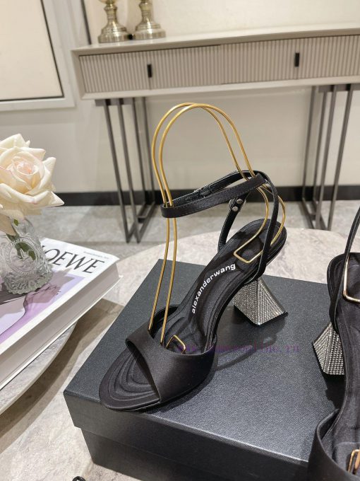 Alexander Wang King's 24 Spring/Summer New Product King Lolita High Heels Open One Strap/Fiswjtcpd5j - Image 5