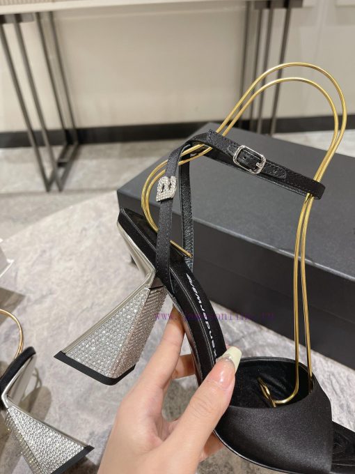 Alexander Wang King's 24 Spring/Summer New Product King Lolita High Heels Open One Strap/Fiswjtcpd5j - Image 9