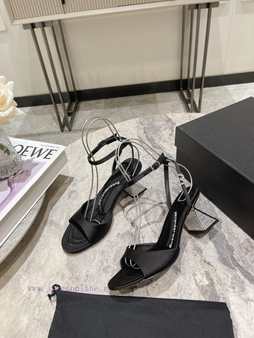 Alexander Wang King's 24 Spring/Summer New Product King Lolita High Heels Open One Strap/Fis34zpjvn6 - Image 6