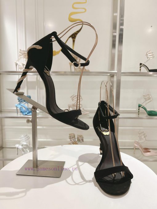 Top versionR ᴇɴᴇ C ᴀᴏᴠɪʟᴀ | 2024s 𝐒 MARGOT series, RC rhinestone snake wrapped high-heeled ak5uos2ld - Image 6