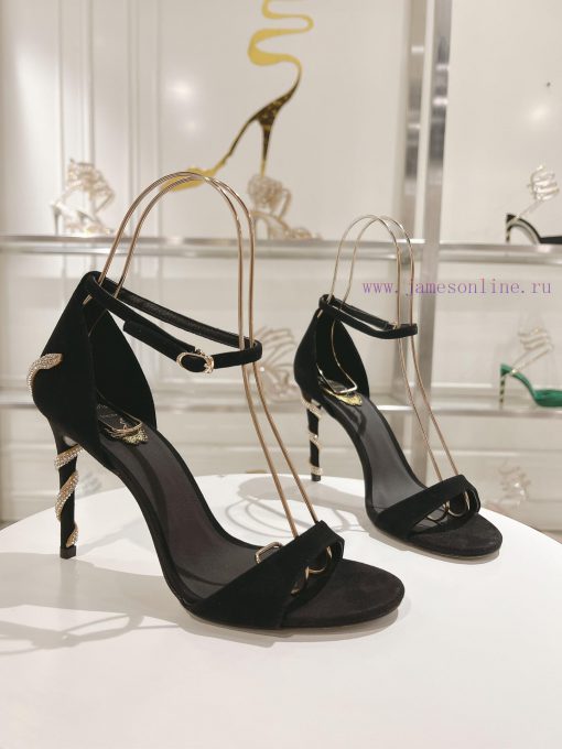 Top versionR ᴇɴᴇ C ᴀᴏᴠɪʟᴀ | 2024s 𝐒 MARGOT series, RC rhinestone snake wrapped high-heeled ak5uos2ld - Image 9