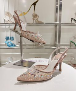 Top tierR ᴇɴᴇ C ᴀᴏᴠɪʟʟᴀ | 2024s 𝐒 Heavy Industry RC Crystal Gemstone Silk Heel Shoe Series 🧚jzdpjc74