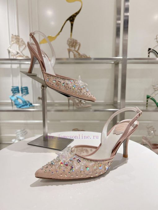 Top tierR ᴇɴᴇ C ᴀᴏᴠɪʟʟᴀ | 2024s 𝐒 Heavy Industry RC Crystal Gemstone Silk Heel Shoe Series 🧚jzdpjc74