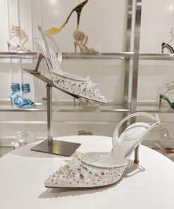 Top tierR ᴇɴᴇ C ᴀᴏᴠɪʟʟᴀ | 2024s 𝐒 Heavy Industry RC Crystal Gemstone Silk Heel Shoe Series 🧚kq0ug2xy
