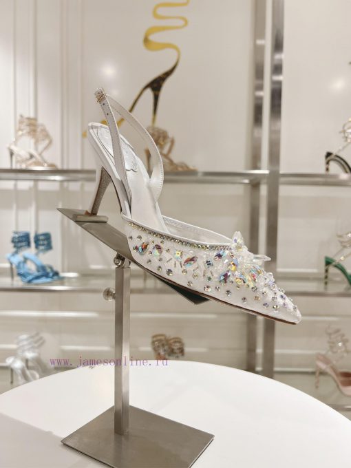 Top tierR ᴇɴᴇ C ᴀᴏᴠɪʟʟᴀ | 2024s 𝐒 Heavy Industry RC Crystal Gemstone Silk Heel Shoe Series 🧚kq0ug2xy - Image 3