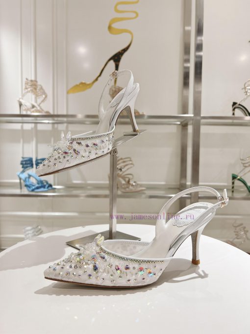 Top tierR ᴇɴᴇ C ᴀᴏᴠɪʟʟᴀ | 2024s 𝐒 Heavy Industry RC Crystal Gemstone Silk Heel Shoe Series 🧚kq0ug2xy - Image 4