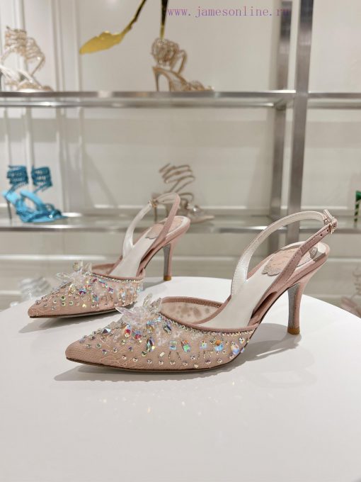 Top tierR ᴇɴᴇ C ᴀᴏᴠɪʟʟᴀ | 2024s 𝐒 Heavy Industry RC Crystal Gemstone Silk Heel Shoe Series 🧚jzdpjc74 - Image 8