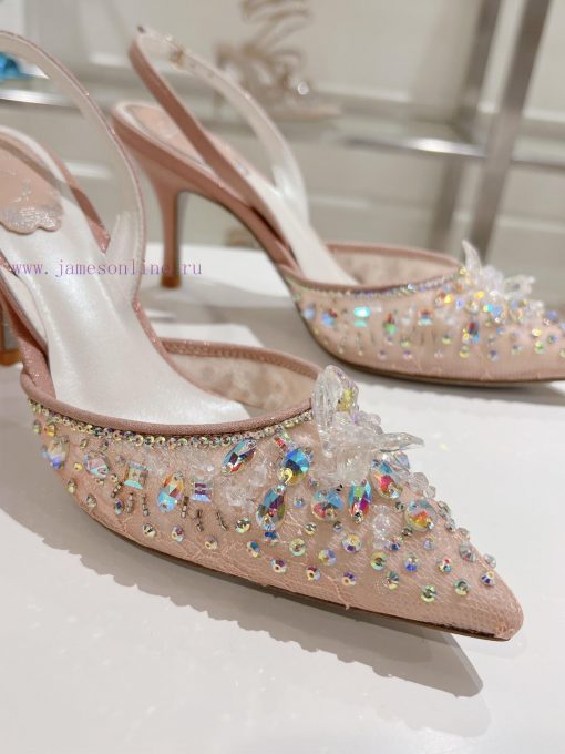 Top tierR ᴇɴᴇ C ᴀᴏᴠɪʟʟᴀ | 2024s 𝐒 Heavy Industry RC Crystal Gemstone Silk Heel Shoe Series 🧚jzdpjc74 - Image 10