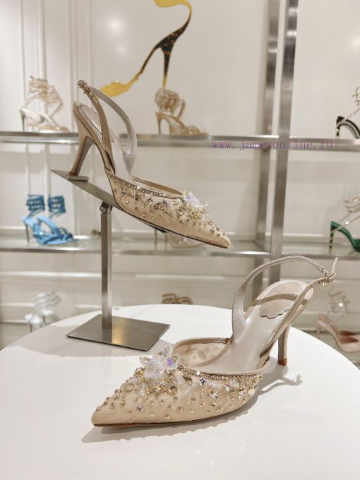 Top tierR ᴇɴᴇ C ᴀᴏᴠɪʟʟᴀ | 2024s 𝐒 Heavy Industry RC Crystal Gemstone Silk Heel Shoe Series 🧚bqiifivb