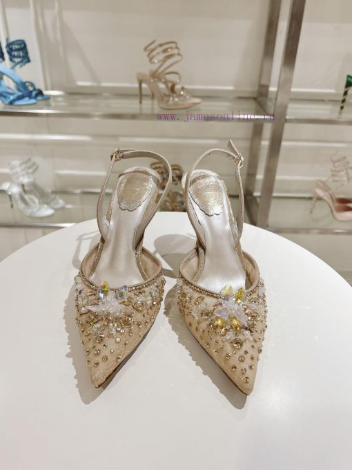 Top tierR ᴇɴᴇ C ᴀᴏᴠɪʟʟᴀ | 2024s 𝐒 Heavy Industry RC Crystal Gemstone Silk Heel Shoe Series 🧚bqiifivb - Image 7