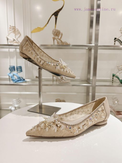 Top flat sole single shoeR ᴇɴᴇ C ᴀᴏᴠɪʟʟᴀ | 2024s 𝐒 Heavy Industry RC Crystal Gemstone Silk Haqwaeyp7 - Image 2