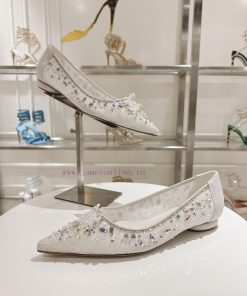 Top flat sole single shoeR ᴇɴᴇ C ᴀᴏᴠɪʟʟᴀ | 2024s 𝐒 Heavy Industry RC Crystal Gemstone Silk H0v29s6e2
