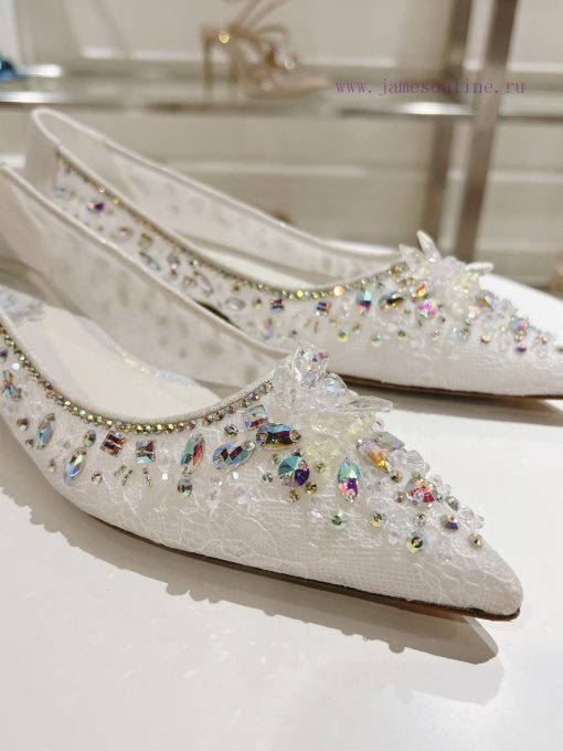 Top flat sole single shoeR ᴇɴᴇ C ᴀᴏᴠɪʟʟᴀ | 2024s 𝐒 Heavy Industry RC Crystal Gemstone Silk H0v29s6e2 - Image 10