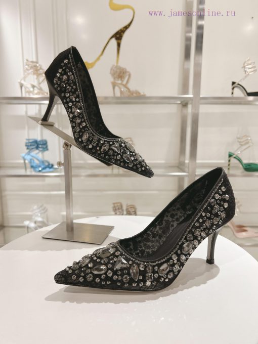 Top tierR ᴇɴᴇ C ᴀᴏᴠɪʟʟᴀ | 2024s 𝐒 Heavy Industry RC Crystal Gemstone Lace Heel Shoe Series 〰o0b83lnx
