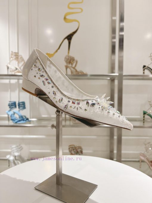 Top flat sole single shoeR ᴇɴᴇ C ᴀᴏᴠɪʟʟᴀ | 2024s 𝐒 Heavy Industry RC Crystal Gemstone Silk Hhrd7s55v - Image 3