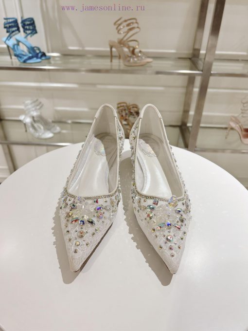 Top flat sole single shoeR ᴇɴᴇ C ᴀᴏᴠɪʟʟᴀ | 2024s 𝐒 Heavy Industry RC Crystal Gemstone Silk Hhrd7s55v - Image 7