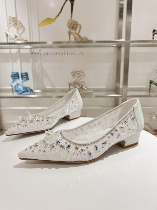 Top flat sole single shoeR ᴇɴᴇ C ᴀᴏᴠɪʟʟᴀ | 2024s 𝐒 Heavy Industry RC Crystal Gemstone Silk Hhrd7s55v - Image 8