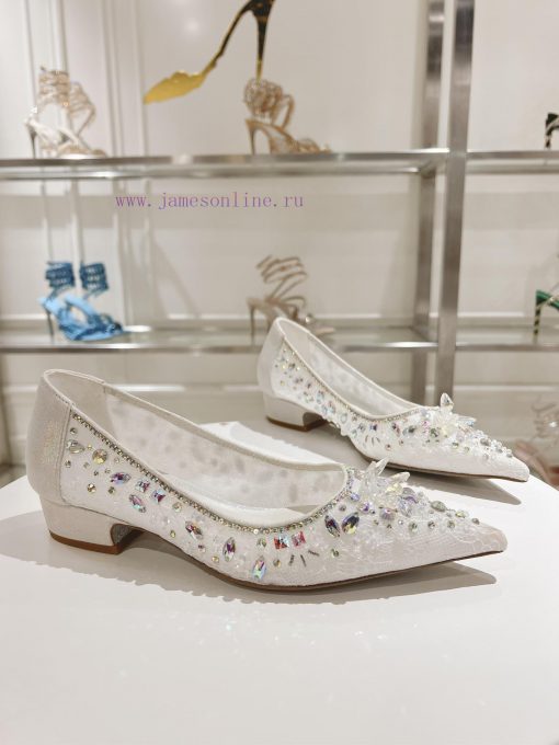 Top flat sole single shoeR ᴇɴᴇ C ᴀᴏᴠɪʟʟᴀ | 2024s 𝐒 Heavy Industry RC Crystal Gemstone Silk Hhrd7s55v - Image 9