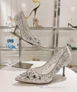 Top tierR ᴇɴᴇ C ᴀᴏᴠɪʟʟᴀ | 2024s 𝐒 Heavy Industry RC Crystal Gemstone Lace Heel Shoe Series 〰jsti1igq