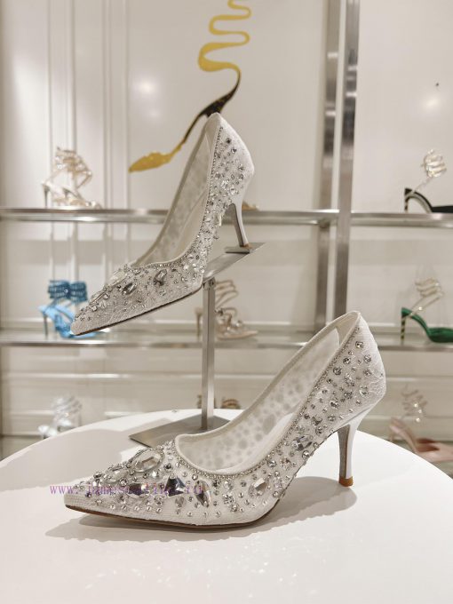 Top tierR ᴇɴᴇ C ᴀᴏᴠɪʟʟᴀ | 2024s 𝐒 Heavy Industry RC Crystal Gemstone Lace Heel Shoe Series 〰jsti1igq - Image 4