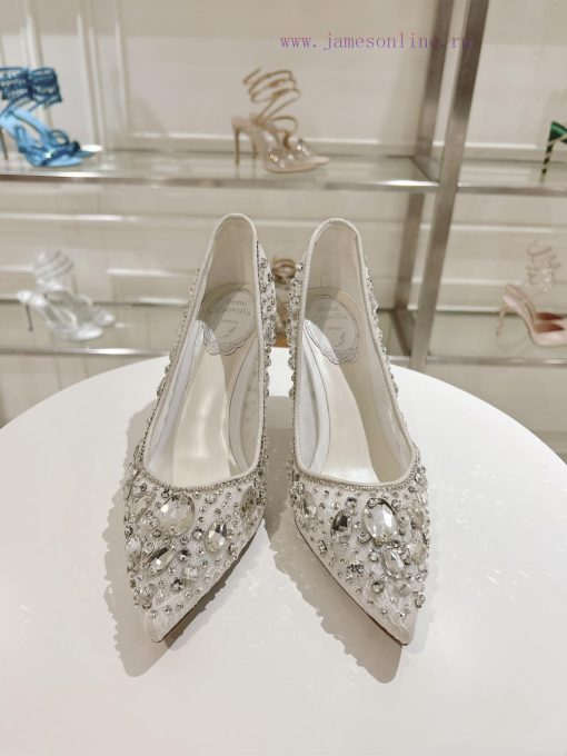 Top tierR ᴇɴᴇ C ᴀᴏᴠɪʟʟᴀ | 2024s 𝐒 Heavy Industry RC Crystal Gemstone Lace Heel Shoe Series 〰jsti1igq - Image 7