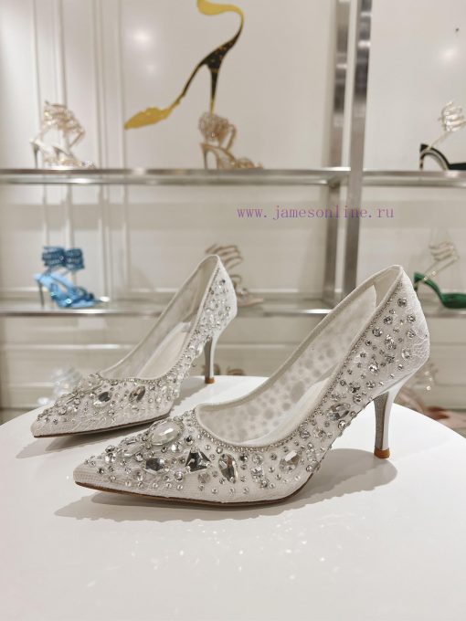 Top tierR ᴇɴᴇ C ᴀᴏᴠɪʟʟᴀ | 2024s 𝐒 Heavy Industry RC Crystal Gemstone Lace Heel Shoe Series 〰jsti1igq - Image 8