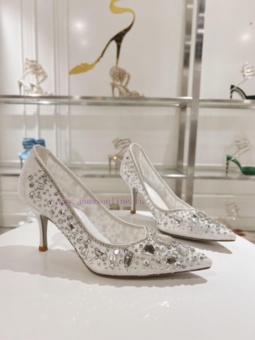 Top tierR ᴇɴᴇ C ᴀᴏᴠɪʟʟᴀ | 2024s 𝐒 Heavy Industry RC Crystal Gemstone Lace Heel Shoe Series 〰jsti1igq - Image 9