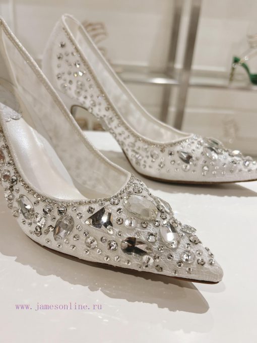 Top tierR ᴇɴᴇ C ᴀᴏᴠɪʟʟᴀ | 2024s 𝐒 Heavy Industry RC Crystal Gemstone Lace Heel Shoe Series 〰jsti1igq - Image 10