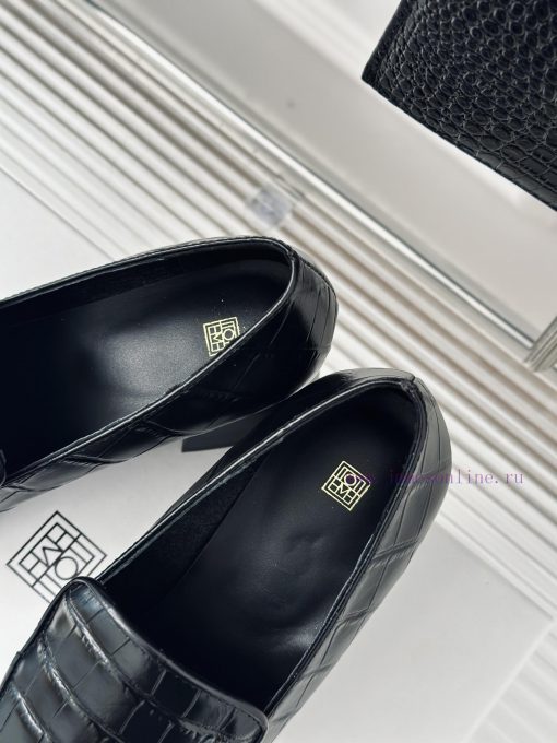 Toteme 24S Classic Coarse Heel loafersMinimalist style, retro yet sophisticatedSimple and el1utmvq56 - Image 8