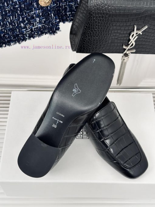 Toteme 24S Classic Coarse Heel loafersMinimalist style, retro yet sophisticatedSimple and el1utmvq56 - Image 10
