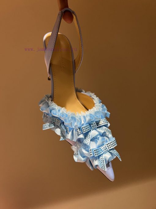 The most2024 early spring lace and crystal lace high-heeled sandalsExquisite princess shoes,idp41wa0 - Image 8