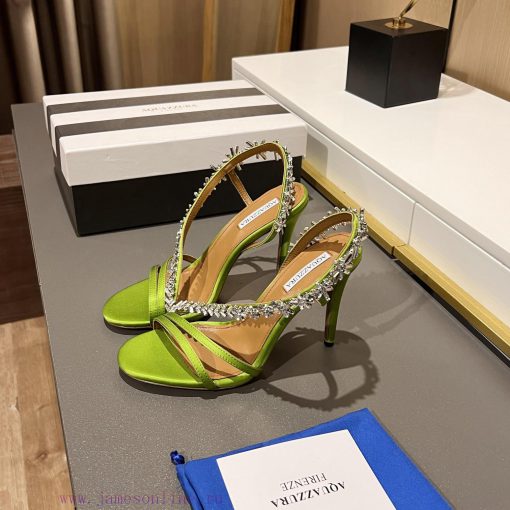 Aquazzura 2024This is a rhinestone sandal with a bohemian charm, featuring a free spirited sj8jd7qr0 - Image 2