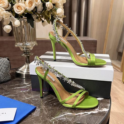 Aquazzura 2024This is a rhinestone sandal with a bohemian charm, featuring a free spirited sj8jd7qr0 - Image 7