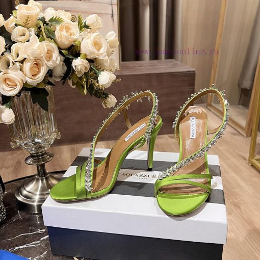 Aquazzura 2024This is a rhinestone sandal with a bohemian charm, featuring a free spirited sj8jd7qr0 - Image 9